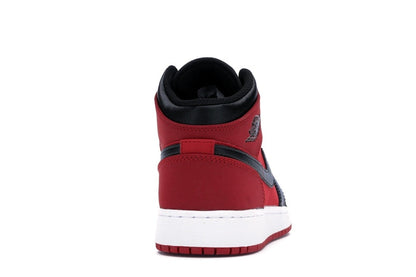 Jordan 1 Mid Gym Red Black (GS)