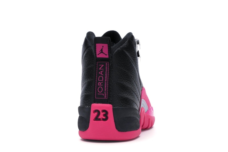 Jordan 12 Retro Black Deadly Pink (GS)
