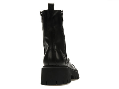 Balenciaga Tractor 20mm Zip Up Boot Black