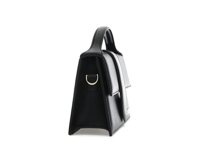 Jacquemus Le Grand Bambino Crossbody Strap Handbag Black