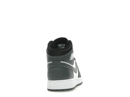 Jordan 1 Mid Black White Iron Grey (GS)