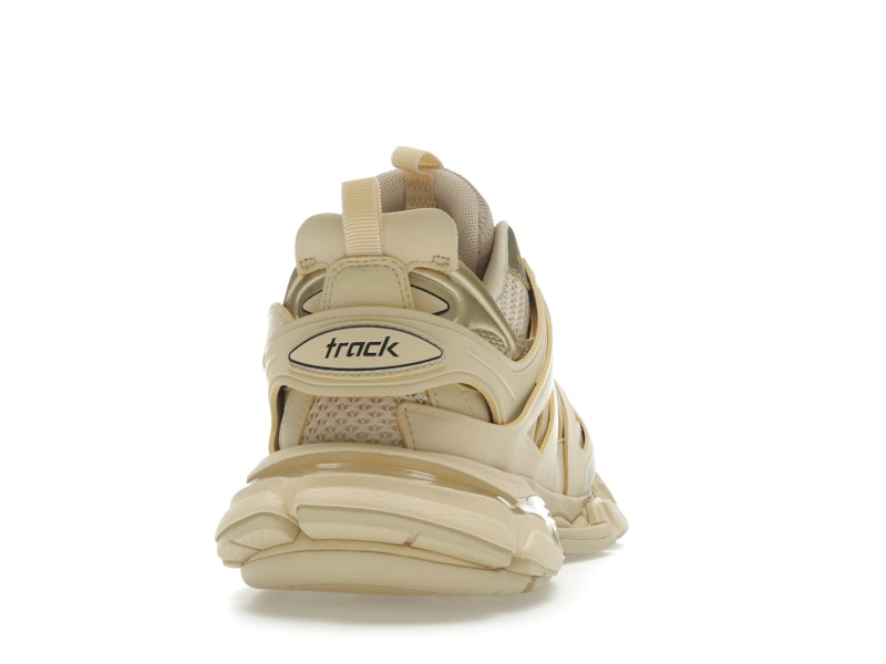 Balenciaga Track Beige Metallic Gold