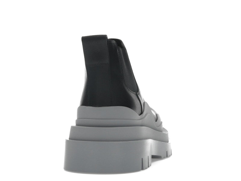 Bottega Veneta Tire Ankle Chelsea Boot Black Vapor