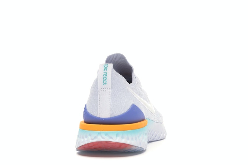 Nike Epic React Flyknit 2 White Hyper Jade Ember Glow (Women's)