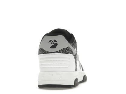 OFF-WHITE Out Of Office OOO Low Tops Black Grey with Dots