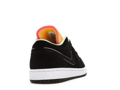 Jordan 1 Low Black Aurora Green Laser Orange