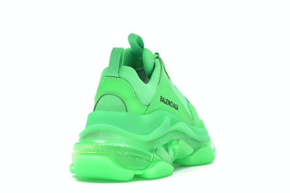 Balenciaga Triple S Neon Green Clear Sole (Women's)