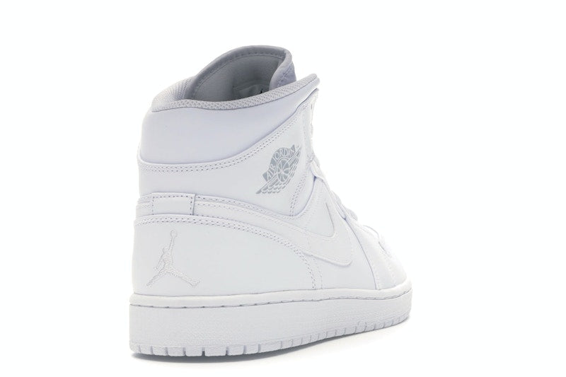 Jordan 1 Mid White/Pure Platinum