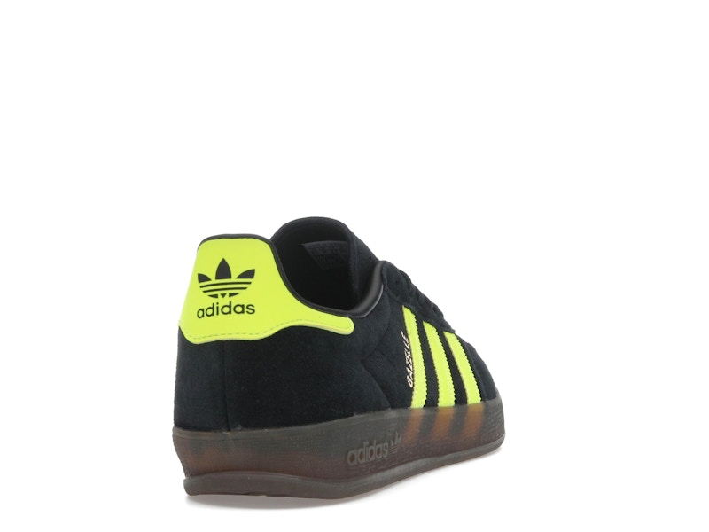 adidas Gazelle Indoor Core Black Solar Yellow Cloud White