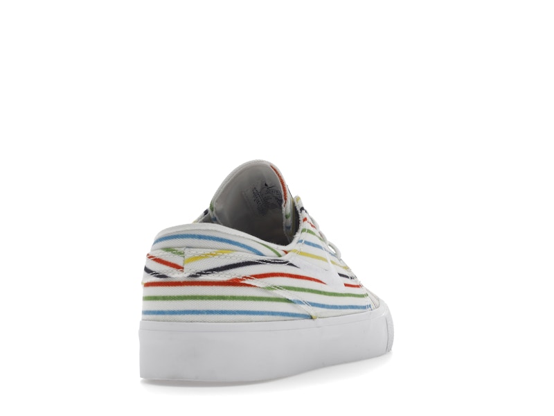 Nike SB Zoom Stefan Janoski Canvas Multi-Color Pinstripes
