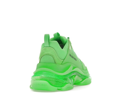 Balenciaga Triple S Soft Neon Green Clear Sole (Women's)