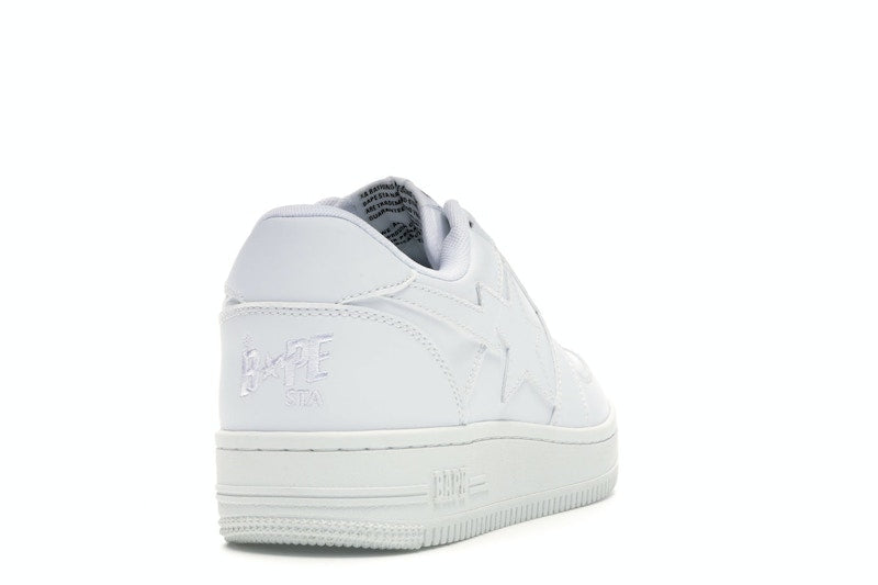 BAPE STA Low White