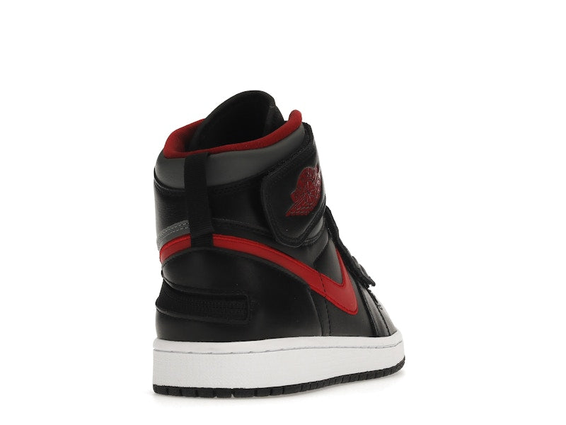 Jordan 1 High FlyEase Black Gym Red Smoke Grey
