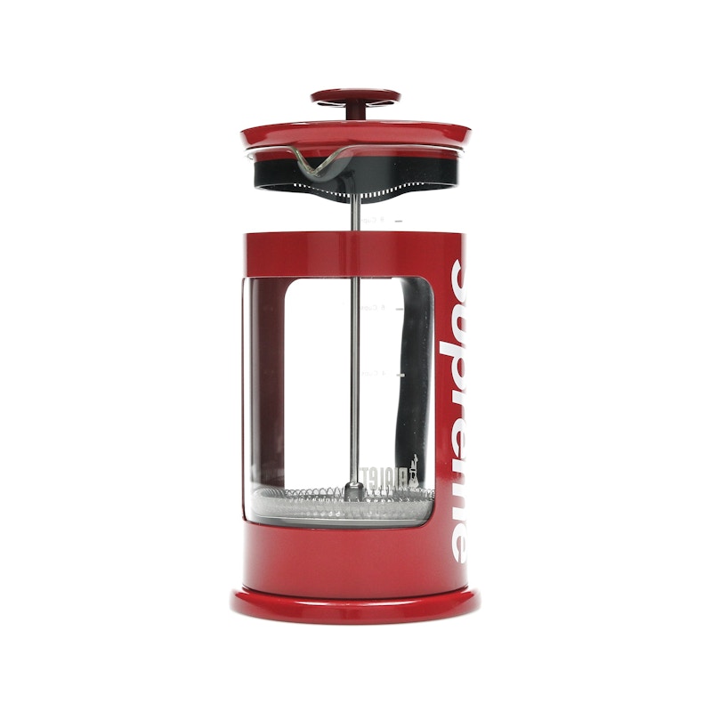 Supreme Bialetti 8-Cup French Press Red