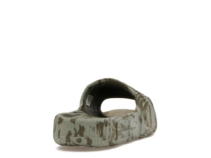 adidas Adilette 22 Slides Olive Strata Silver Green