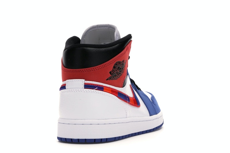 Jordan 1 Mid Multi-Color Swoosh