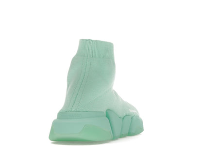Balenciaga Speed 2.0 Recycled Transparent Sole Green (Women's)