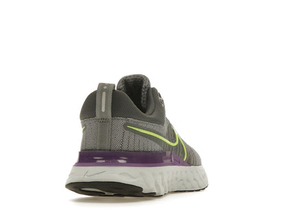 Nike React Infinity Run Flyknit 2 Grey Volt Wild Berry