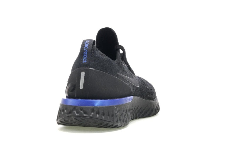 Nike Epic React Flyknit Black Racer Blue (Women's)