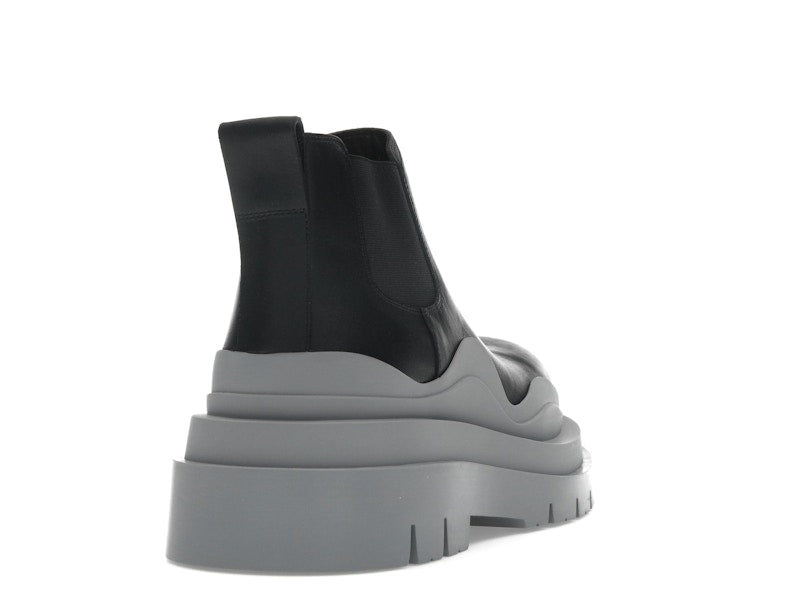 Bottega Veneta Tire Ankle Chelsea Boot Black Vapor