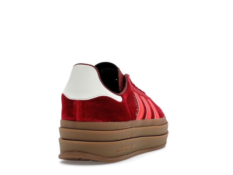 adidas Gazelle Bold Bright Red Velvet (Women's)