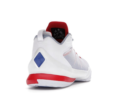 Jordan Cp3.Viii Ae White/Game Royal-Spirit Red-Cool Blue
