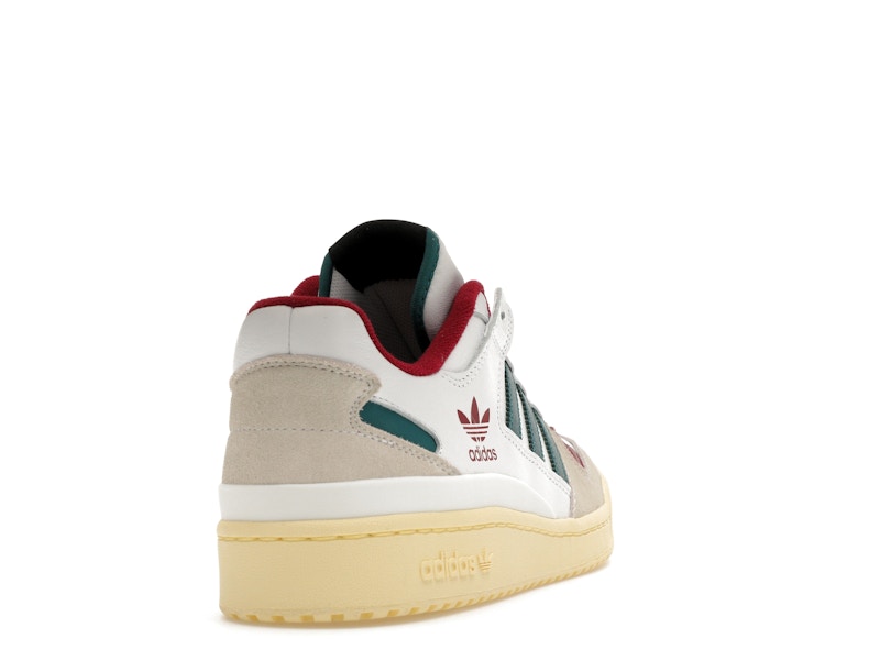 adidas Forum Low White Teal Burgundy