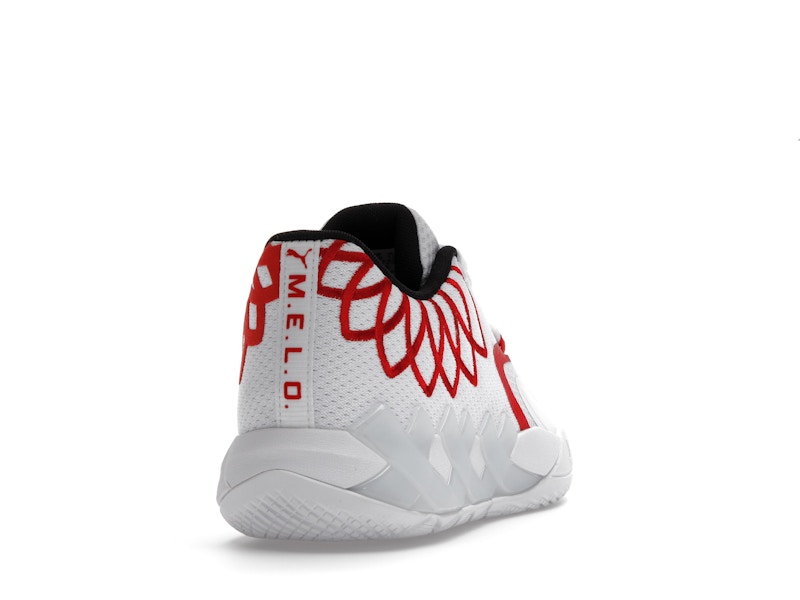 Puma LaMelo Ball MB.01 Lo Team Colors White High Risk Red