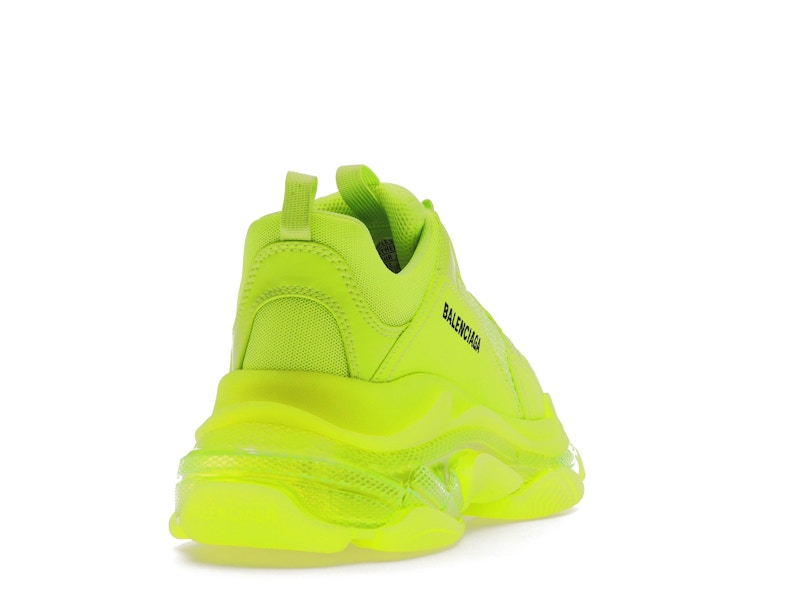 Balenciaga Triple S Clear Sole Fluo Yellow