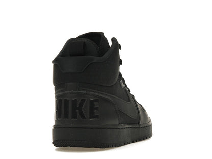Nike Court Borough Mid Winter Triple Black
