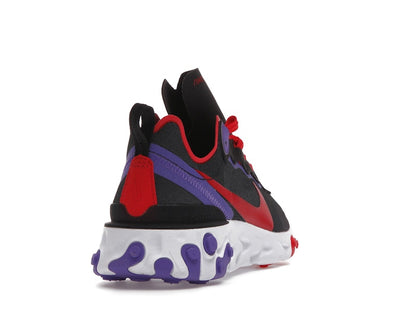 Nike React Element 55 Black University Red (Women's)
