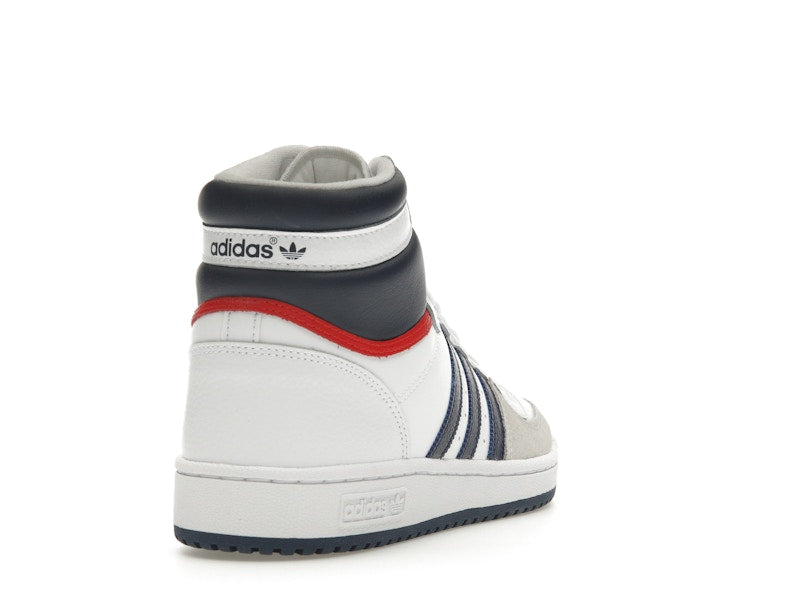 adidas Top Ten Hi White Navy Red