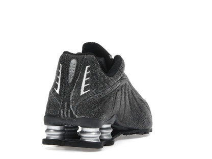 Nike Shox R4 Black Distressed Leather