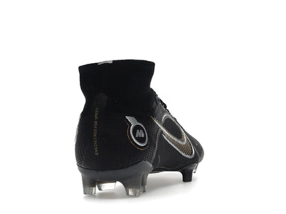 Nike Mercurial Superfly 8 FG Black Metallic Silver Gold