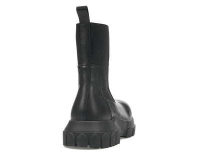 Rick Owens Lido Beatle Bozo Tractor Boots Black