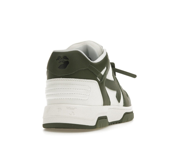 OFF-WHITE Out Of Office OOO Low Tops White Khaki