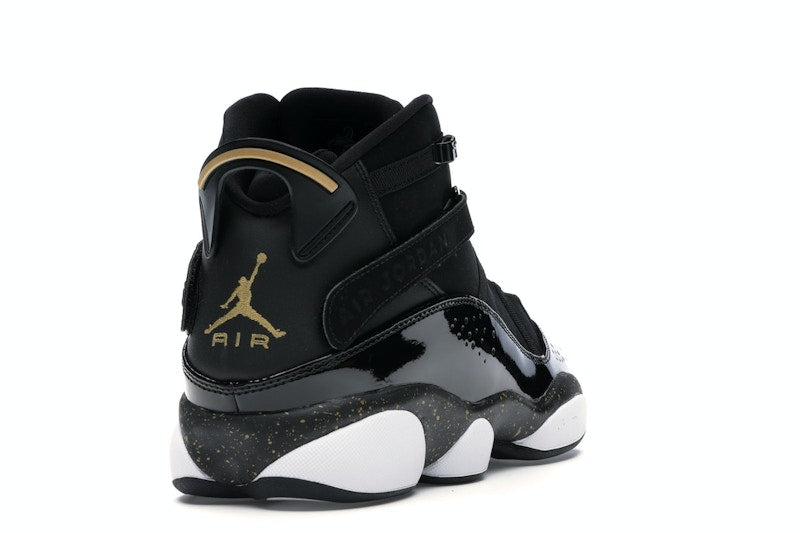 Jordan 6 Rings Black Metallic Gold White