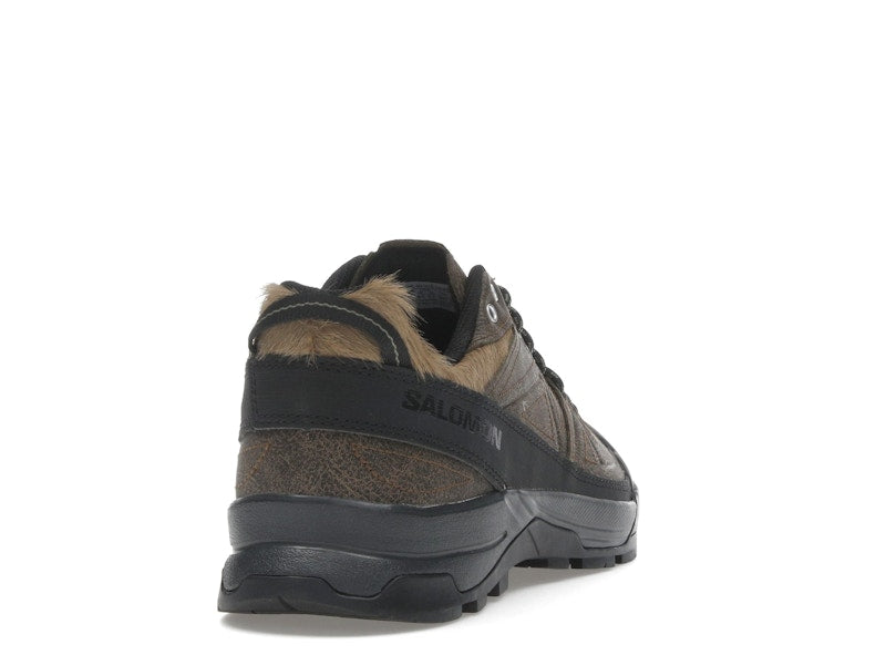 Salomon X-ALP Low Distressed Leather Dark Earth Black