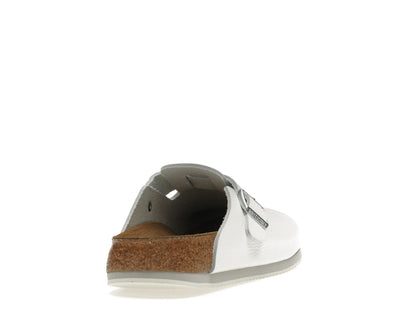 Birkenstock Boston Super Grip Leather White