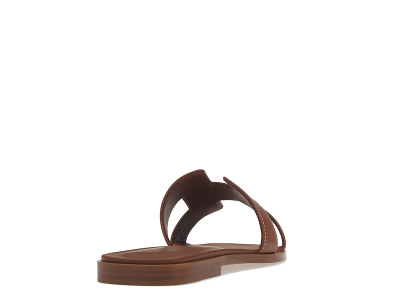 Hermes Oran Sandal Gold Box Calfskin Leather