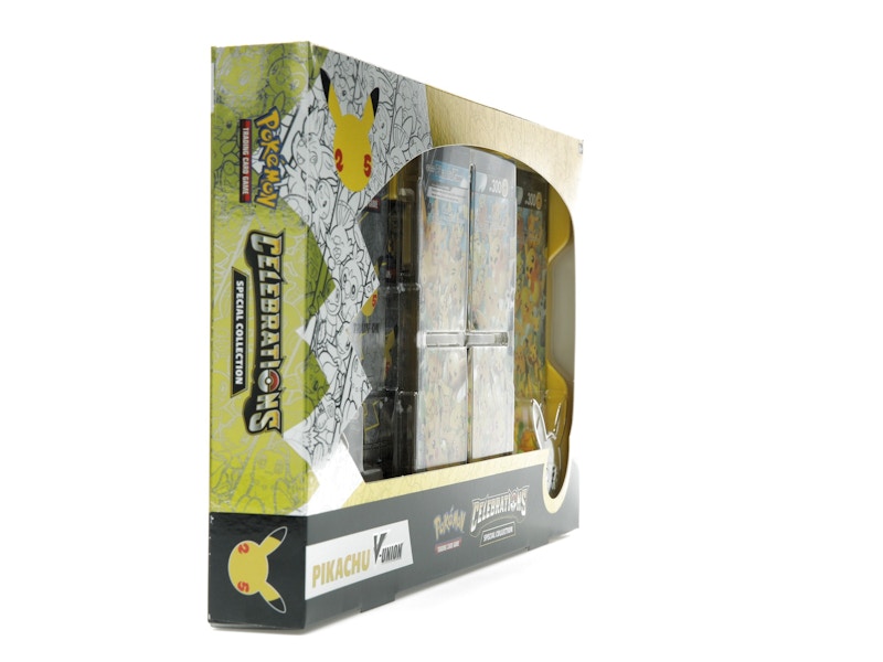 Pokémon TCG 25th Anniversary Celebrations Pikachu V Union Special Collection Box