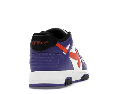 OFF-WHITE Out Of Office OOO Low Tops White Purple Orange