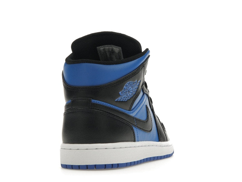 Jordan 1 Mid Black Royal Blue