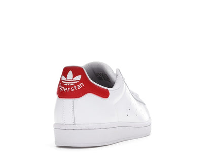 adidas Superstan White Scarlet