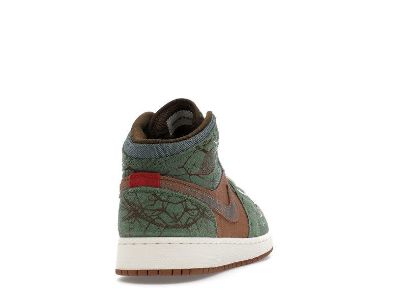 Jordan 1 Mid Treeline (GS)
