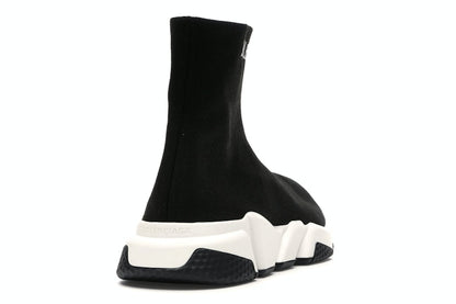 Balenciaga Speed Sock Slip-On Black White
