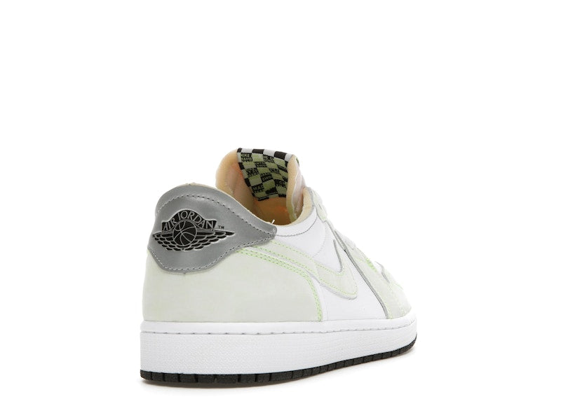 Jordan 1 Retro Low White Ghost Green Black