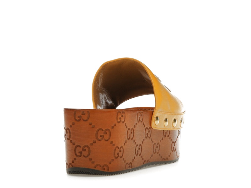 Gucci x Adidas GG Clog Yellow (Women's)