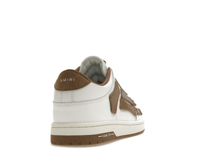 AMIRI Skel Top Low White Brown White
