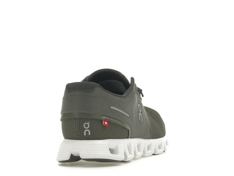 On Running Cloud 5 Olive Green White